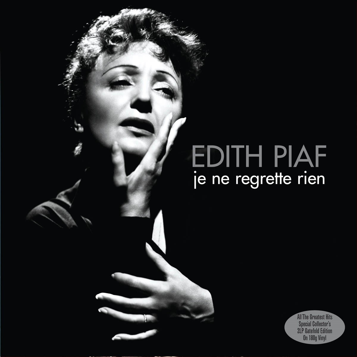 Edith Piaf - JE NE REGRETTE RIEN【2LP】